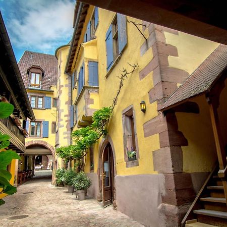 Hotel De La Couronne Riquewihr Exterior foto