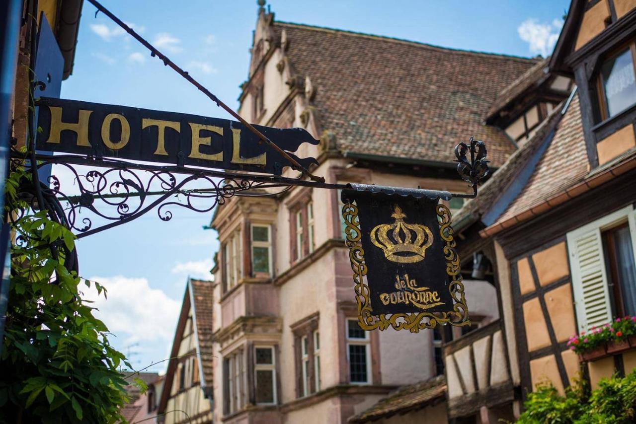 Hotel De La Couronne Riquewihr Exterior foto